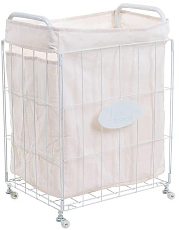 LOHXA Yoga Mat Holder Large Yoga Mat Holder W/Handle, Portable Sports Equipment Storage Basket For Gym School Laundry, Exercise Mat/Foam Roller Rack Organizer/White