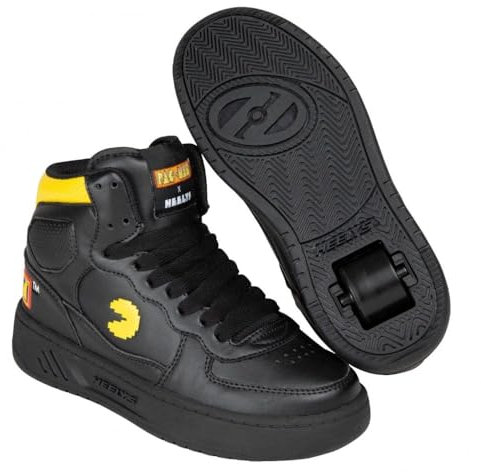 Heelys Reserve Ex Pacman Rollschuhe Jungen Schwarz/Gelb - 36 1/2 - Rollschuhe Shoes
