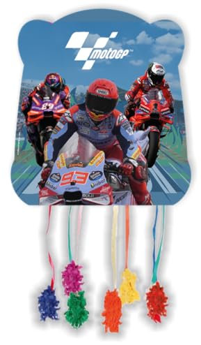 BeenSmile, Pinata Basic Moto GP, Partyzubehör, Pinata zum Befüllen mit Spielzeug oder Leckereien, Dekoration für Kinderpartys, Geburtstage und Feiern