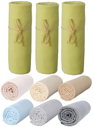 P'tit Basile Cododo Spannbettlaken, 50 x 83 cm, Babykörbchen und Wiege, gekämmter Jersey, 100 % Bio-Baumwolle, kompatibel mit Chicco Next2me Dream Kinderkraft, Matratze 40 x 80/83 x 50/50 x 80/50 x 90