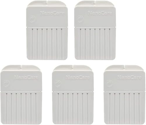 Hearing Aid Battery Club Widex Nanocare Wax Guards Hearing Aid Filters Portable Earwax Guard Filters Hearing Amplifier Wax Guards Kit Wax Filters Widex Hearing Aid Accessories – 5 Packs (40 Units)