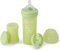 Twistshake Anti-Kolik-Babyflasche mit Milchpulverbehälter und Mixer - 180ml | Brustähnliche Nippel aus Silikon mit mittlerem Durchfluss | BPA-freie Babymilchflasche | Neugeborene (0+) | Kaktusgrün