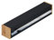 Relaxdays Folienschneider, HxBxT: 6x35x7 cm, Folienabroller magnetisch, Frischhalte-& Alufolie, Foliencutter, schwarz