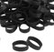36 Stück Taktische Gummibänder Extra Breite und Dicke Schwarz Gummiringe Heavy Duty Gummiringe für Industrielle Camping Survival 8,3x1,9cm