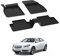 Auto Fußmatten Kompatibel mit OPEL Insignia 2008-2017 Geruchlos 4.5D Passform Allwetter Automatten 5 Teilige | Antirutschmatte Hoher Rand Gummimatten Schwarz Fussmatten Vorne Hinten Autoteppich
