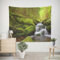 EHOMERY Wandteppich Wandbehang Tapisserie Weihnachten Yoga Wandbehang Quer Wanddekoration 3D Wohnzimmer Schlafzimmer Wandbehang Dekoration 350x250cm