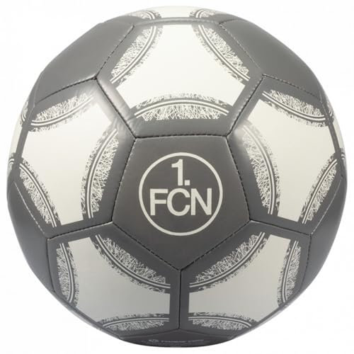 1. FC Nürnberg Fußball - Fair - Ball weiß-grau Fairtrade Gr. 5 FCN