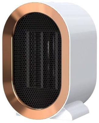 1200W Ceramic Fan Heater, Portable Electric Heaters with 2 Heat Modes, Mini Desk Heater with Overheating & Tip-Over Protection, Low Energy & Efficient, Bedroom Desktop Office (White)