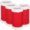 4pc Weihnachten Horse Bein Trim Wraps Dekorationen Set (Red, 30X20X3CM)