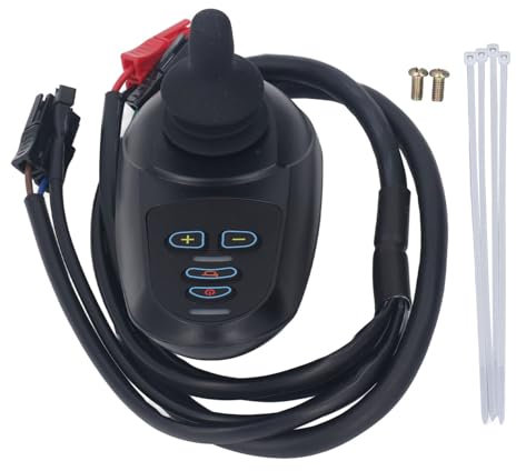 Walfront Elektrischer Rollstuhl-Joystick-Controller DC24V 45A Ausgang Aluminiummaterial Multifunktional mit Flexibler Wärmeableitungssteuerung