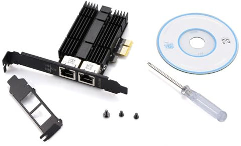 PCIE RJ45 Port Network Card Gigabit Ethernet LAN Adapter for Intel I226 Chipset, 2.5G