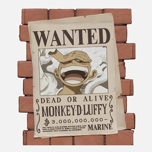 PLASTOY Hucha - One Piece : Wanted Luffy