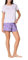 Goldenpoint Donna Pigiama Corto Stampa Kittens con Maglia a Maniche Corte e Pantaloncini Corti in Cotone