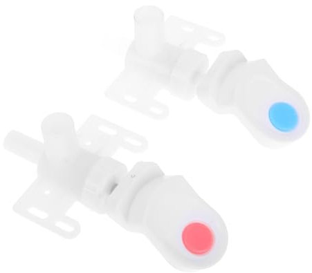 Gadpiparty 2piezas Dispensador De Agua De Plástico De Grifo Para Botellas y Jarras Reemplazo De Válvula Fría y Caliente Accesorios Para Enfriadores De Agua Fácil De Limpiar y