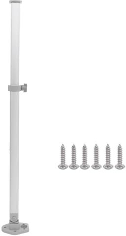 JQVDE Pied de table télescopique réglable en hauteur de 510 à 760 mm pour camping-car, caravane, bateau, yacht