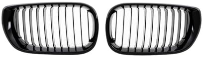 DM Autoteile 12053 Set Kühlergrill Schwarz Glanz Performance kompatibel für BMW E46 Limo Touring Facelift ab 2001-2005 auch M