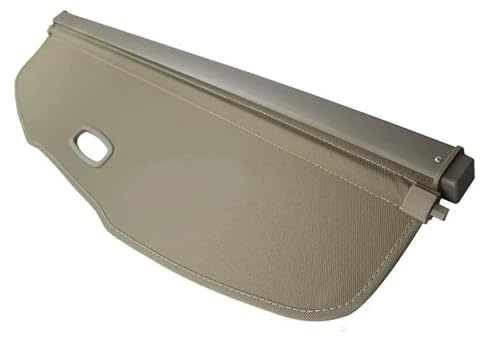 SAASD Auto Laderaumabdeckung Kofferraumabdeckung für VW Für Polo 2011–2020 Sichtschutz Trennwand Sonnenschutz Sicherheitsrollos(Beige)