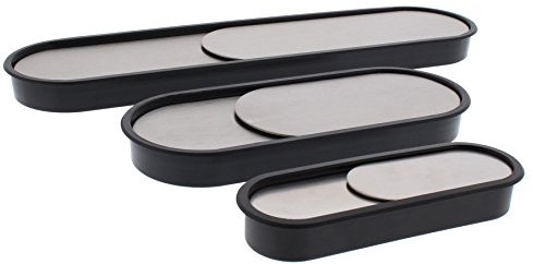 ToniTec® Kabeldurchlass Kabeldose Kabeldurchführung Kunststoff Edelstahl 110mm 155mm 255mm ovale Form