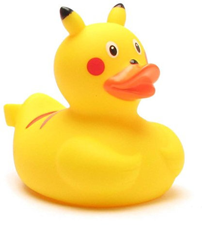 Quietscheente Piku I Badeente I inkl. Badeenten-Schlüsselanhänger