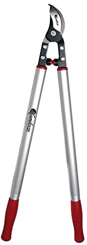 KAMIKAZE Tijera de Poda a Dos Manos KM-690. Tijeras Cortasetos De Poda a Dos Manos 45mm Ø. Mangos de Aluminio con Empuñadura Antideslizante.Tijera Corta Ramas.