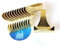 ShieldUp Brassed Mirror & Picture Rail Hooks x 10