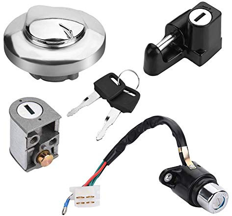 Suuonee Tankdeckel Schloss, Motorrad Z¨¹ndschalter Tankdeckel Sitzschloss Schl¨¹ssel für CMX 250 Rebel 1985-2014 CA125
