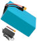 Seilylanka 36V 18Ah 10S6P Li-ion Akku Pack E-Bike Ebike Elektrofahrrad 42V Mit Ladegerät Batterie 190x125x70mm