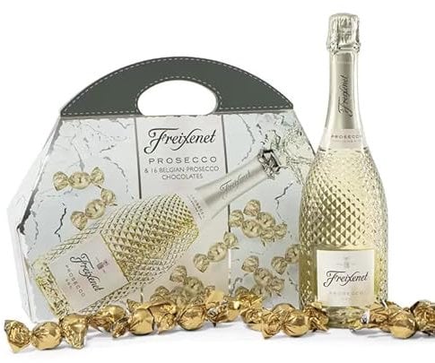 Freixenet Prosecco & Belgian Chocolate Gift Set Handbag - Gifts For Him, For Her, Christmas, Birthday's, Father's Day, Mother's Day