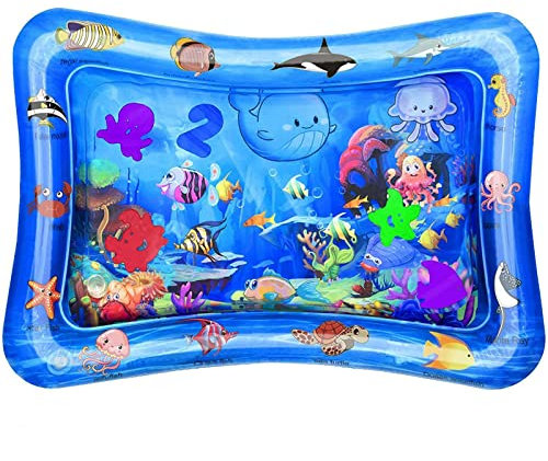 Wendergo Alfombra de Juego de Agua para Bebé, Agua Del Bebé Cojin, Inflable Alfombra de Juego