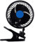 Queta Ventilateur de voiture avec clip 6 pouces ventilateur de climatisation Fan réglable ventilateur à clip de voiture, puissance 9 W, 12 V