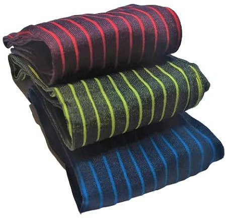 UPGRADE 3STYLE Calze eleganti originali businnes unisex filo di scozia. (taglia 11 lungo 3 paia)