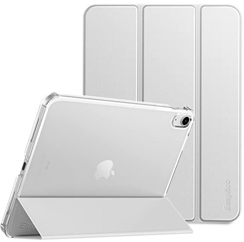 EasyAcc Funda Compatible con iPad 11.ª Generación (A16) 11 2025 / iPad 10.ª Generación 10.9 (2022) (A2757/A2777), Case Ultra Slim Carcasa Smart Cover,Plata
