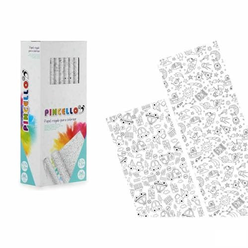 Geschenkpapier 0,7 x 1,5 m Alien Cars 50 Stück