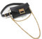 Faletony Damen Kleine Modern Taillenbeutel Hüfttasche Stylisch Bauchtasche Tasche Mini Hüfttasche Gürteltasche Gürtel mit Kette (Stil 1)