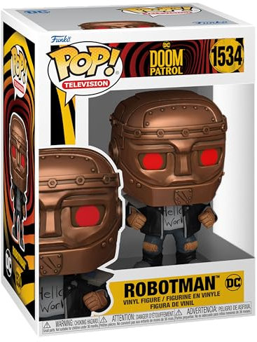 Funko POP! TV: Doom Patrol - Robotman - Vinyl-Sammelfigur - Geschenkidee - Offizielle Handelswaren - Spielzeug Für Kinder und Erwachsene - TV Fans - Modellfigur Für Sammler und Display