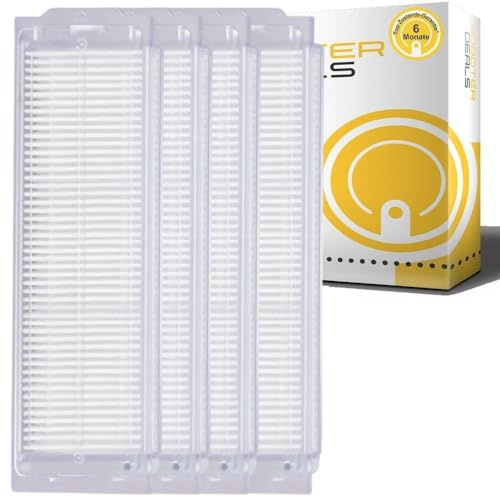Roboter Deals - Feinstaub Filter, Ersatzfilter (4 Stück) für Xiaomi Robot Vacuum S12 Staubsaugroboter
