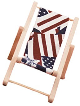 TOYANDONA Mini-Holzstuhl Mini-Strandkorb Mini-Holzmöbel Lounge-Sessel Strandhaus Handy Stehen puppenhausmöbel puppenstubenzubehör Liegestuhl Modelle Miniatur Chaiselongue Strandstuhl Hölzern