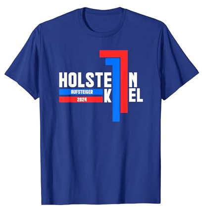Holstein Stolle Fußball Kicken Fan Kiel Stadion blau weiss T-Shirt