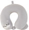 MIGIFTDY Reise-Nackenkissen für Kinder Memory Foam Nackenkissen Tier Niedlich Kinder Reisekissen U-förmiges Memory Schaum für Erwachsene und Kinder Flugzeug Schlafen Reisen (Grau Katze)