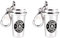 2Pcs Coffee Cup Keychain - DIY Key Charm Gifts for Coffee Lovers, Keychain Accessories Decoration for Men and Women, Sliver