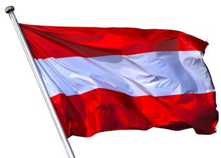 Österreichische Fahne | Flaggen | Fahne | Fanartikel | strapazierfähiges Polyester & Metallösen | 90x150cm| Austria Flag | 3x5 ft | Österreich Fahne von Cey (Österreich)