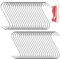Kapokr 40 Stück Fleischerhaken S Haken Edelstahl 13cm Fleischhaken S-Haken Räucherhaken für die Fleischverarbeitung Metallhaken für Badezimmer, Schlafzimmer, Büro, Küche, Geschäft