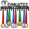 SUPERDANT Espositore per Medaglie da Ginnastica Porta Medaglie da Ginnastica Femminile Espositore Porta Medaglie in Metallo Porta Medaglie da Ginnastica Regalo da Parete per Atleti
