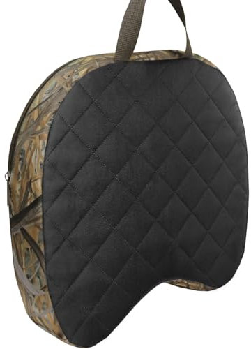 Isolierter Schaumjagdsitzkissen, Sitzkissen im Freien, Camping -Camping -Sit -Pad mit Griff und Karabiner, Abnehmbarer Schwammsitzpolster mit Reißverschluss für die Outdoor -Aktivitäten des Angelstad