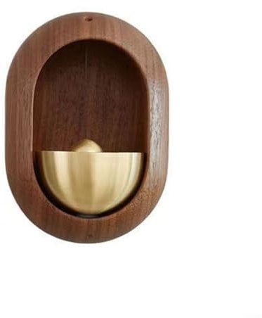 CWOQOCW Wind Chime,New Chinese Style Entrance Suction Door, Wooden Door And Bell Decoration,Entrance Reminder Bell,Craftsmanship