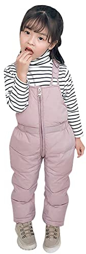 Offerte a Tempo Lampo Oggi Pantaloni da Neve Bambini Inverno Pantaloni Lunghi Abbigliamento Caldo Salopette Snowboarding Modelli Antivento, Calda, Impermeabile e Traspirante, Apertura Con Cerniera