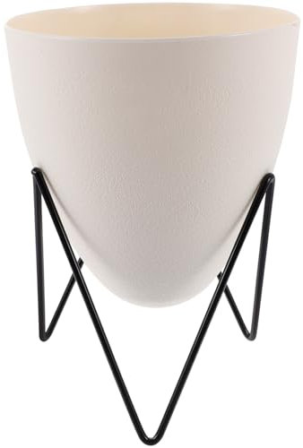 Supvox Kreativer Blumentopf Desktop-blumentopf Hydroponischer Pflanzenbehälter Gartenbedarf Für Innen Und Außenbereich Weiß