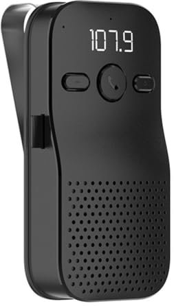 Joselin Sun Visor Bluetooth Speaker Handsfree Car Kit Wireless Audio Receiver Speakerphone Music Player