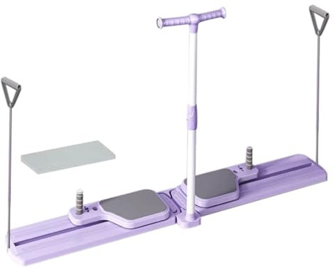 Skiübungsmaschine - Skigmaschinen Übungsausrüstung | Beckenmuskeltrainer Männer, Split Home Skiing Training, Skigmaschinen Total Body Slimming Trainer Für Innenkardio Pilates Yoga Rehabilitation