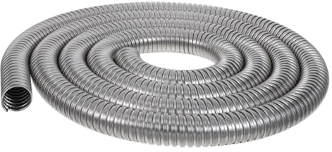 CALLARON Manicotto in Acciaio Inossidabile Flessibile per Protezione Cavi Elettrici, Tubo Corrugato Resistente e Durevole per Cablaggio Sicuro